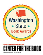 Washington State Book Award logo above the Library of Congress Center for the Book logo