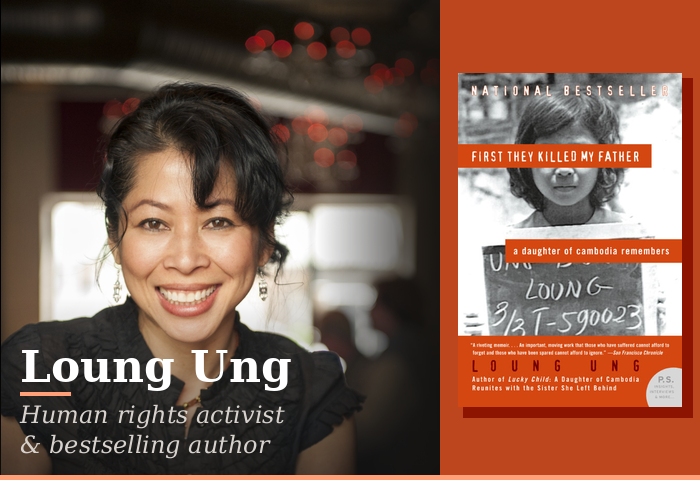 Speaker Card for Loung Ung, Human rights activist & bestselling author